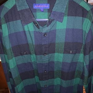 Green Flannel shirt